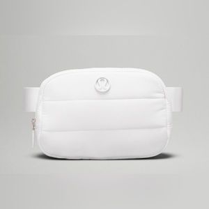 NWT lululemon white belt bag